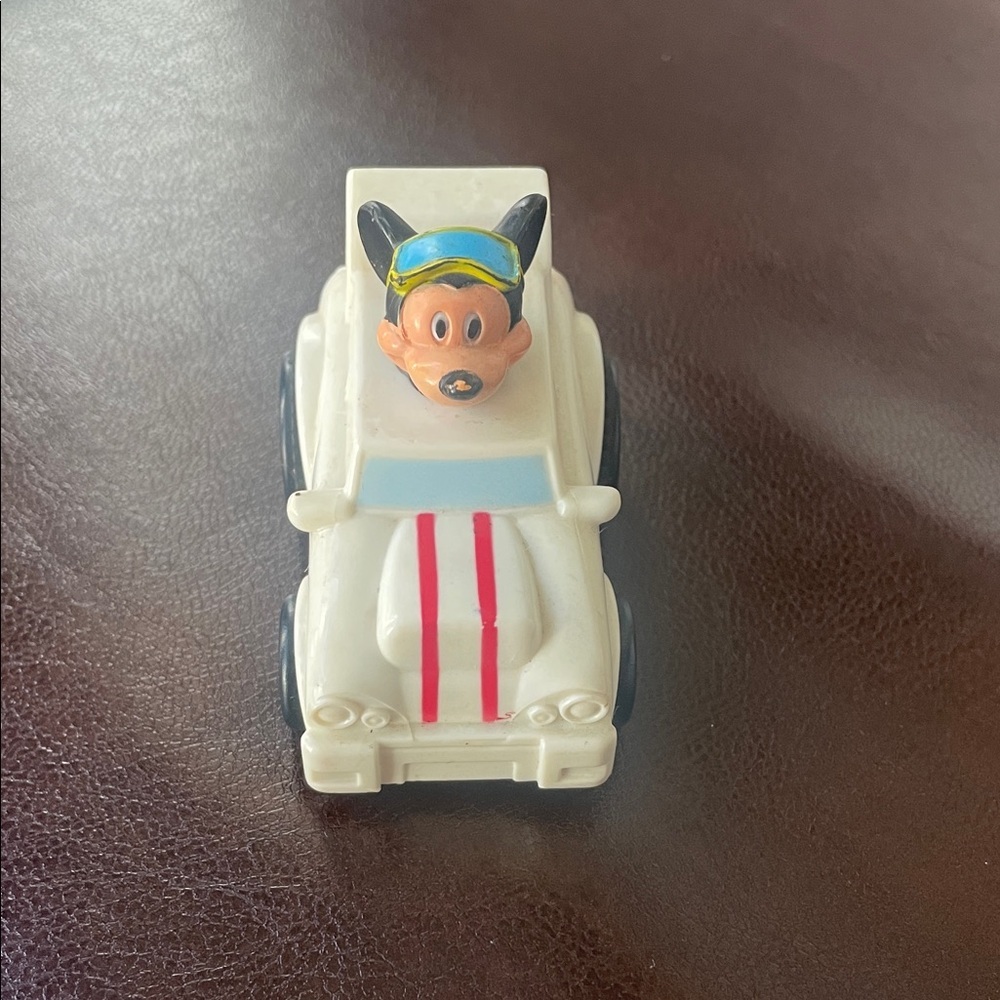 Character-Themed Toy Car - White and Red